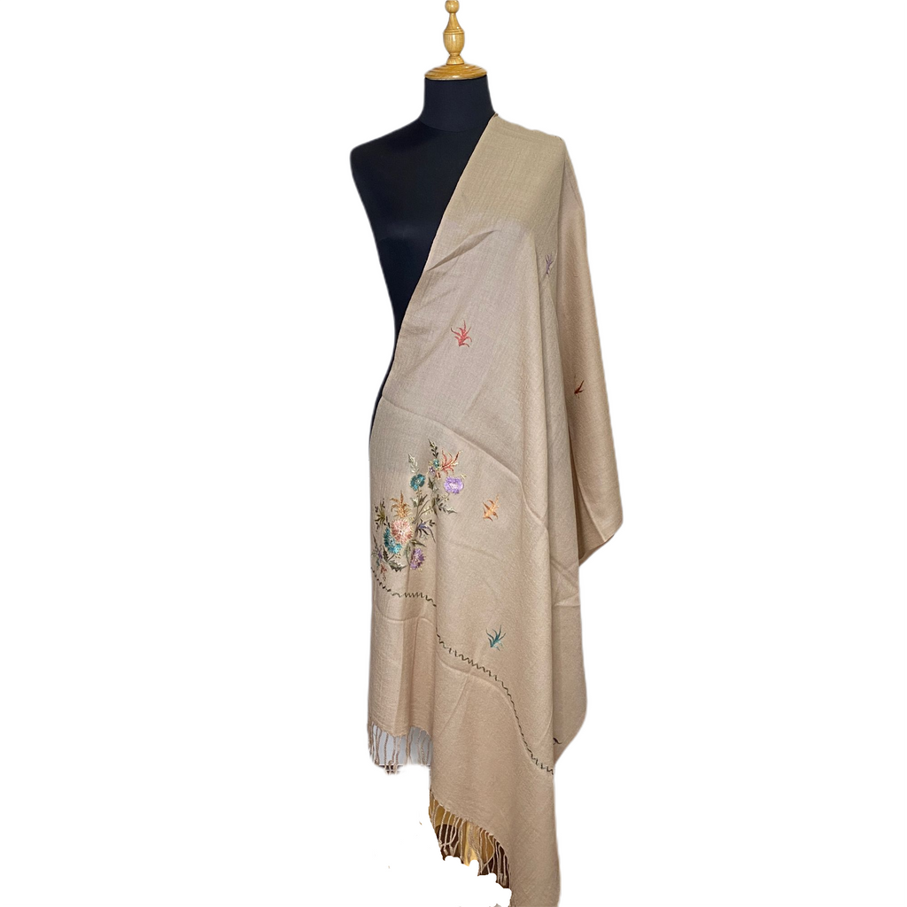 beige_wool_zari_threadwork_shawl_floradesigner
