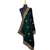 green_velvet_Indian_shawl_stole_floradesigner